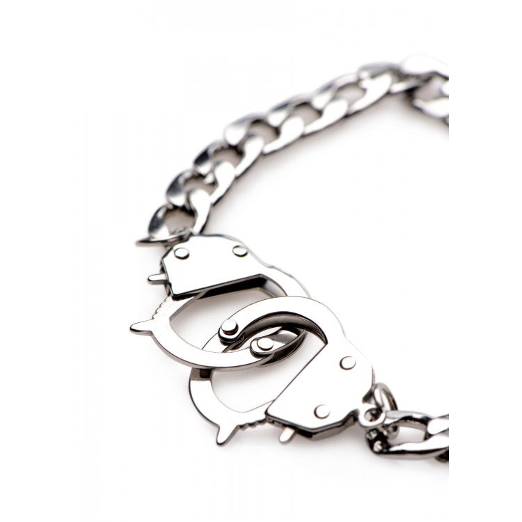 Master Series Cuff Him Handcuff Bracelet | 848518034045 | Available at EroticWarehouse.com