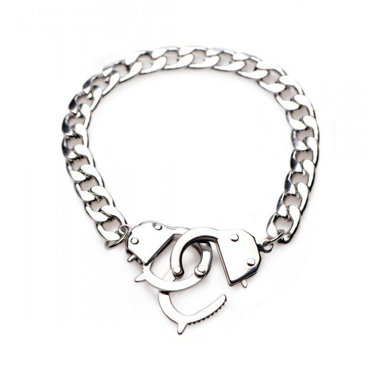 Master Series Cuff Him Handcuff Bracelet | 848518034045 | Available at EroticWarehouse.com