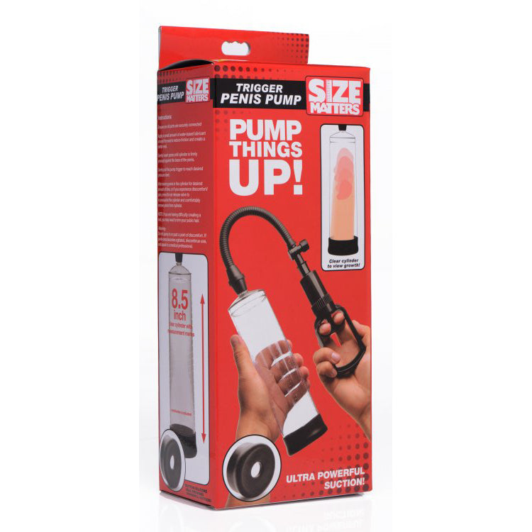 Size Matters Trigger Penis Pump | 848518034120 | Available at EroticWarehouse.com