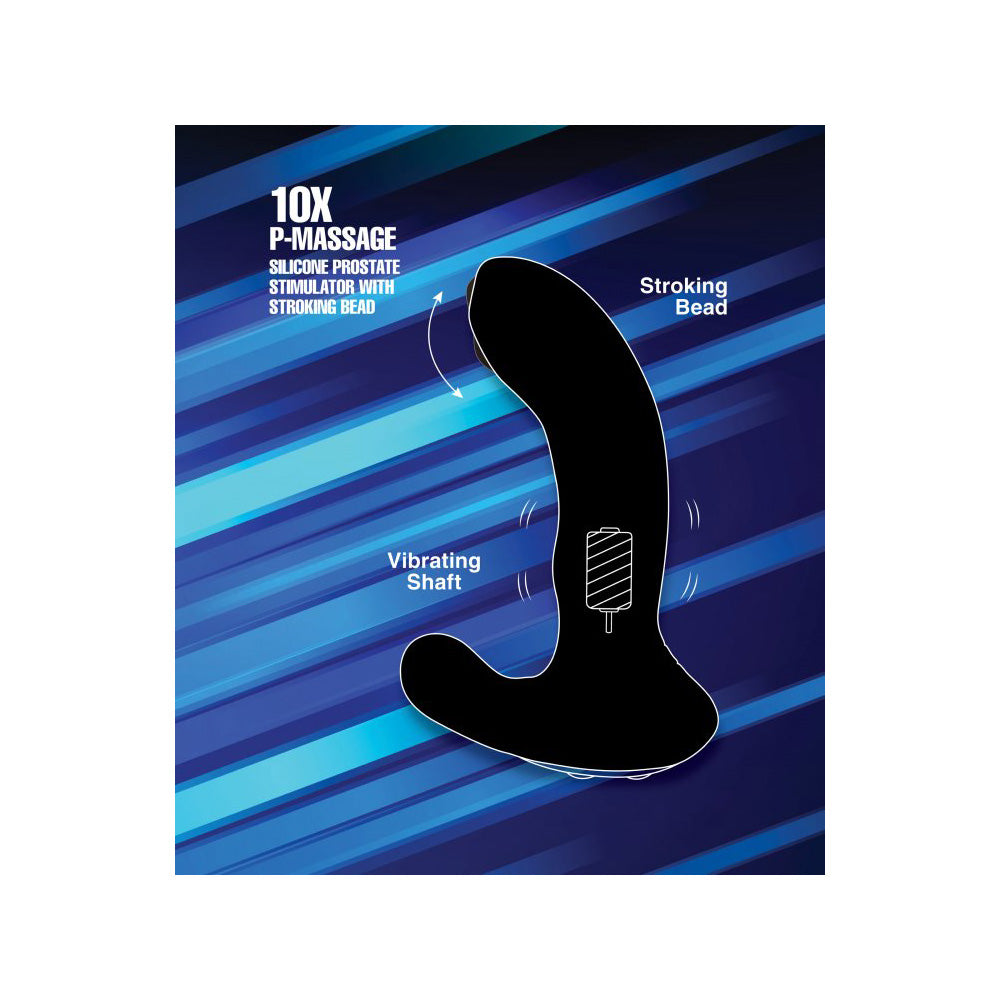 Alpha-Pro 10X P-Massage Moving Bead Prostate Stimulator | 848518034779 | Available at EroticWarehouse.com