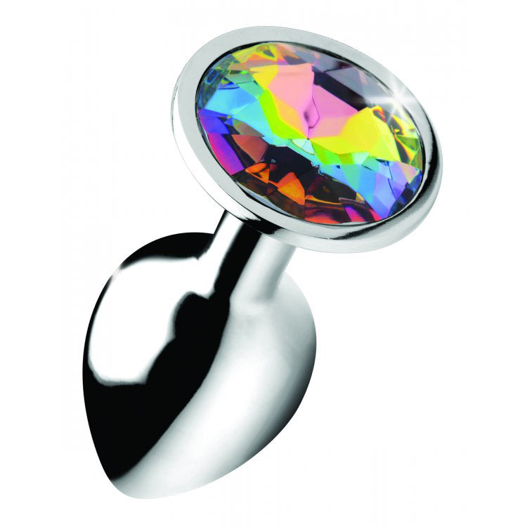 Booty Sparks Rainbow Prism Gem Anal Plug Small | 848518036636 | Available at EroticWarehouse.com