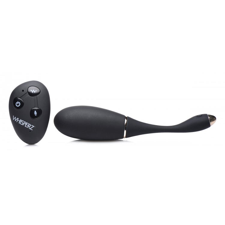 Whisperz Voice Activated 10X Vibrating Egg With Remote Control | 848518036827 | Available at EroticWarehouse.com