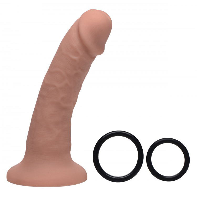 Strap U Seducer 7'' Silicone Dildo With Harness | 848518037282 | Available at EroticWarehouse.com
