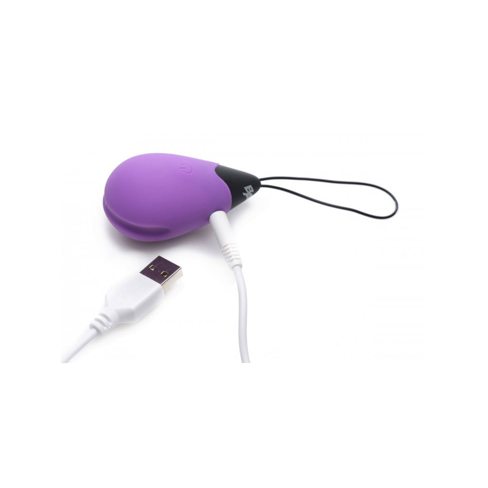 Bang! 10X Vibrating Silicone Egg With Remote Control Purple | 848518037688 | Available at EroticWarehouse.com