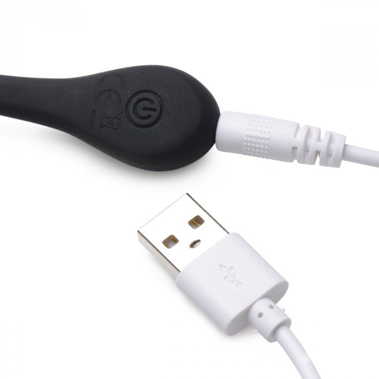 Bang! 28X Plush Egg & Remote Control Black | 848518040084 | Available at EroticWarehouse.com