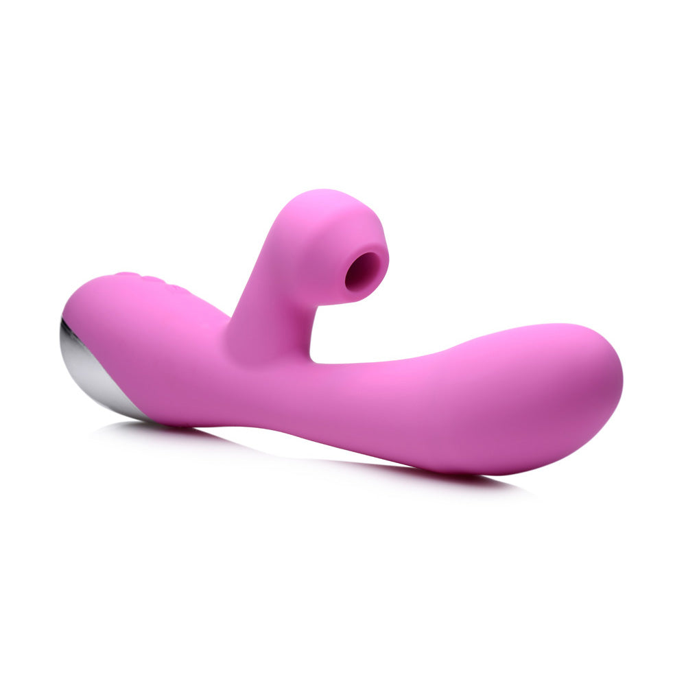 Shegasm Suction Come Hither Rabbit Pink | 848518042361 | Available at EroticWarehouse.com