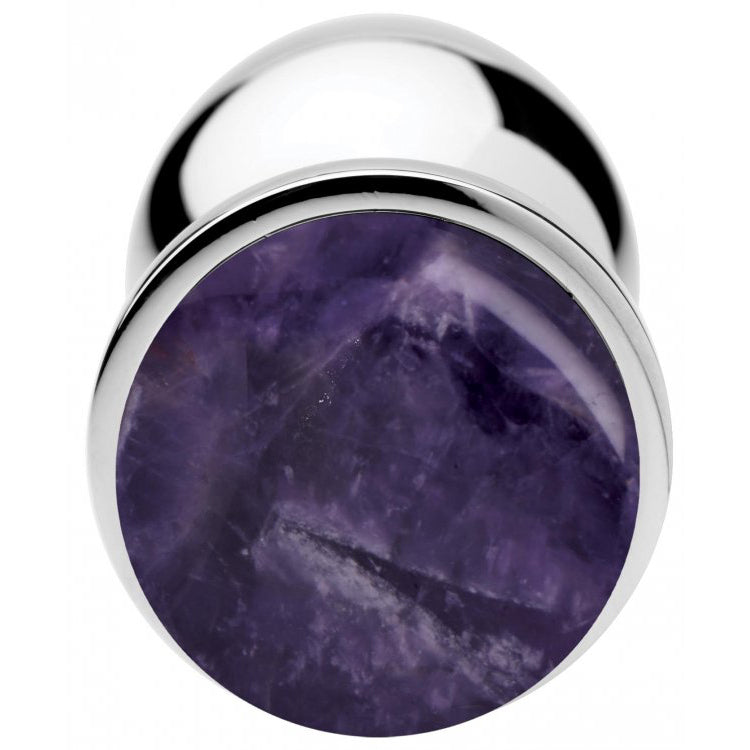 Booty Sparks Gemstones Amethyst Gem Large Anal Plug | 848518043863 | Available at EroticWarehouse.com