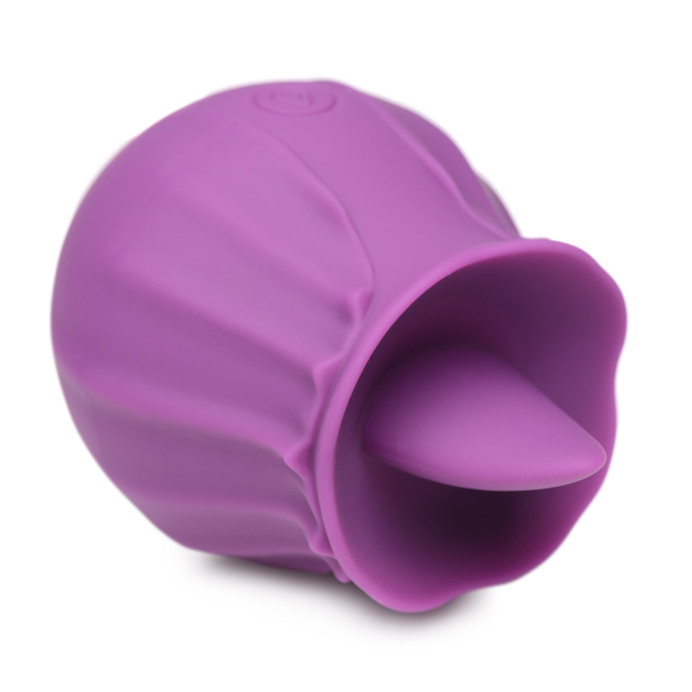 Bloomgasm Wild Violet Licking Silicone Stimulator | 848518044884 | Available at EroticWarehouse.com
