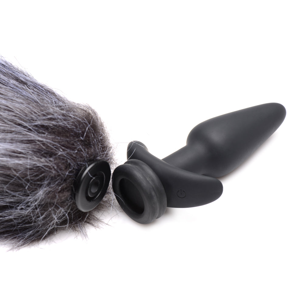 Tailz Vibrating Anal Plug & 3 Tails W/ Remtote Control | 848518045331 | Available at EroticWarehouse.com