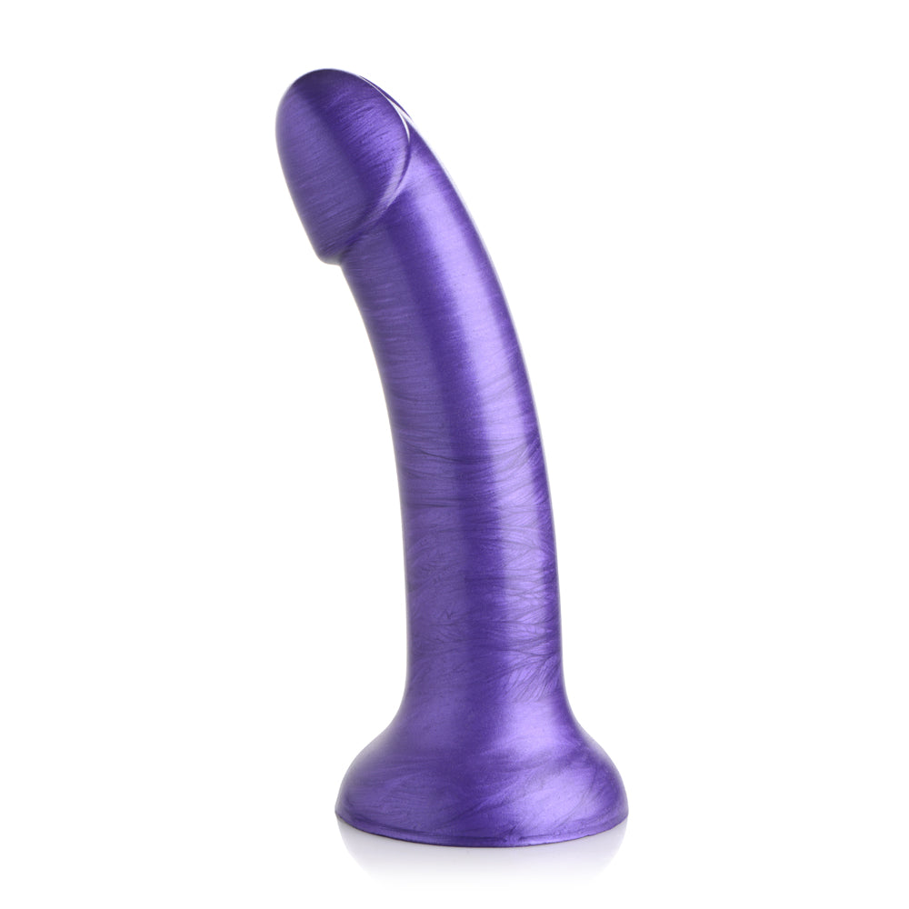 Strap U G-Tastic 7'' Metallic Silicone Dildo Purple | 848518045935 | Available at EroticWarehouse.com