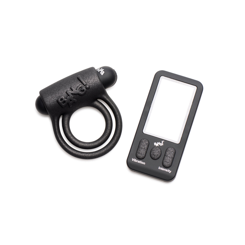 Bang! 25X Vibrating Silicone Cock Ring With Remote Control | 848518046352 | Available at EroticWarehouse.com