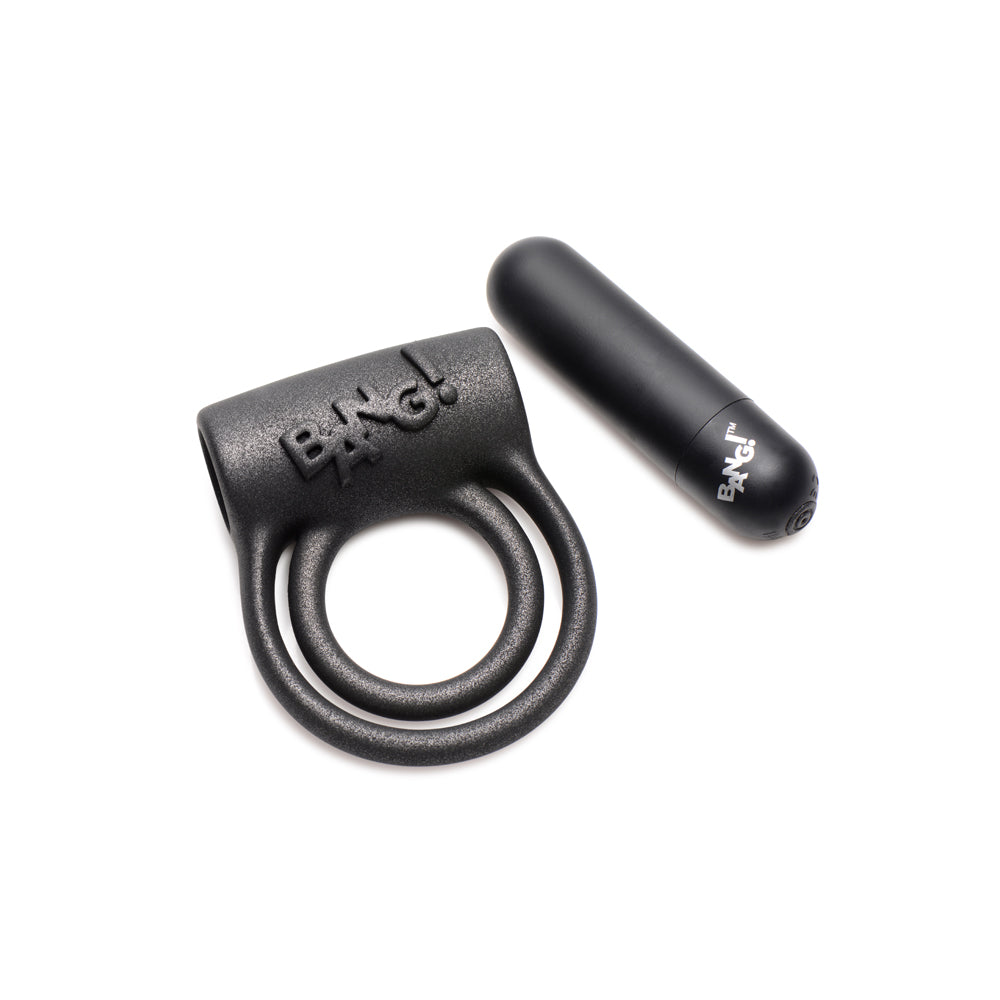 Bang! 25X Vibrating Silicone Cock Ring With Remote Control | 848518046352 | Available at EroticWarehouse.com