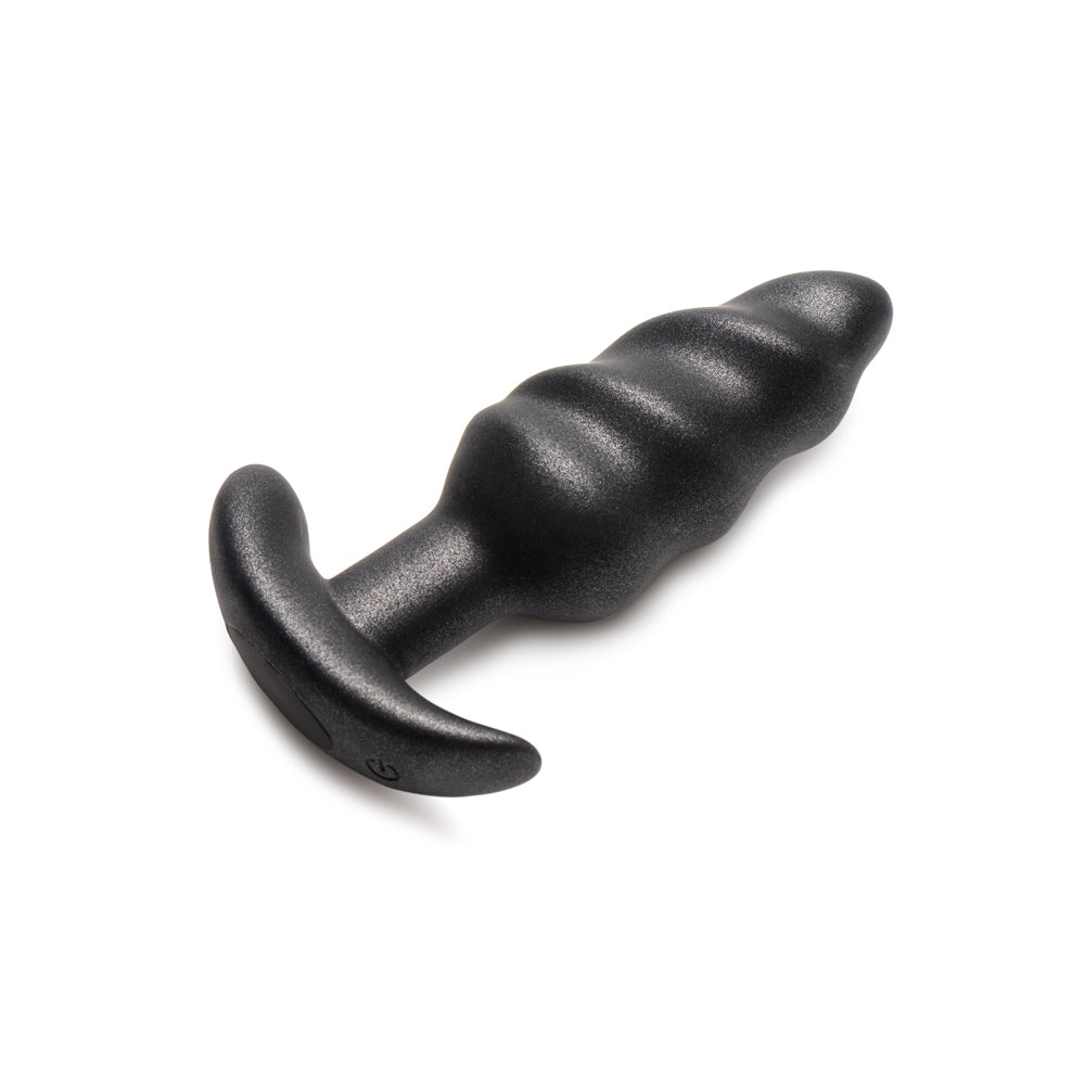 Bang! 25X Vibrating Silicone Swirl Plug With Remote Control | 848518046390 | Available at EroticWarehouse.com