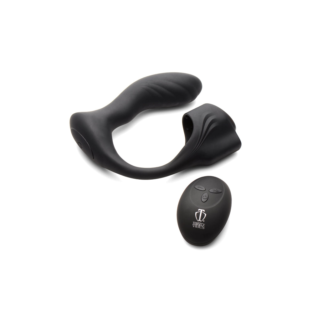 Trinity Men 7X Silicone Prostate Plug W/ Ball Stretcher & Remote | 848518046635 | Available at EroticWarehouse.com