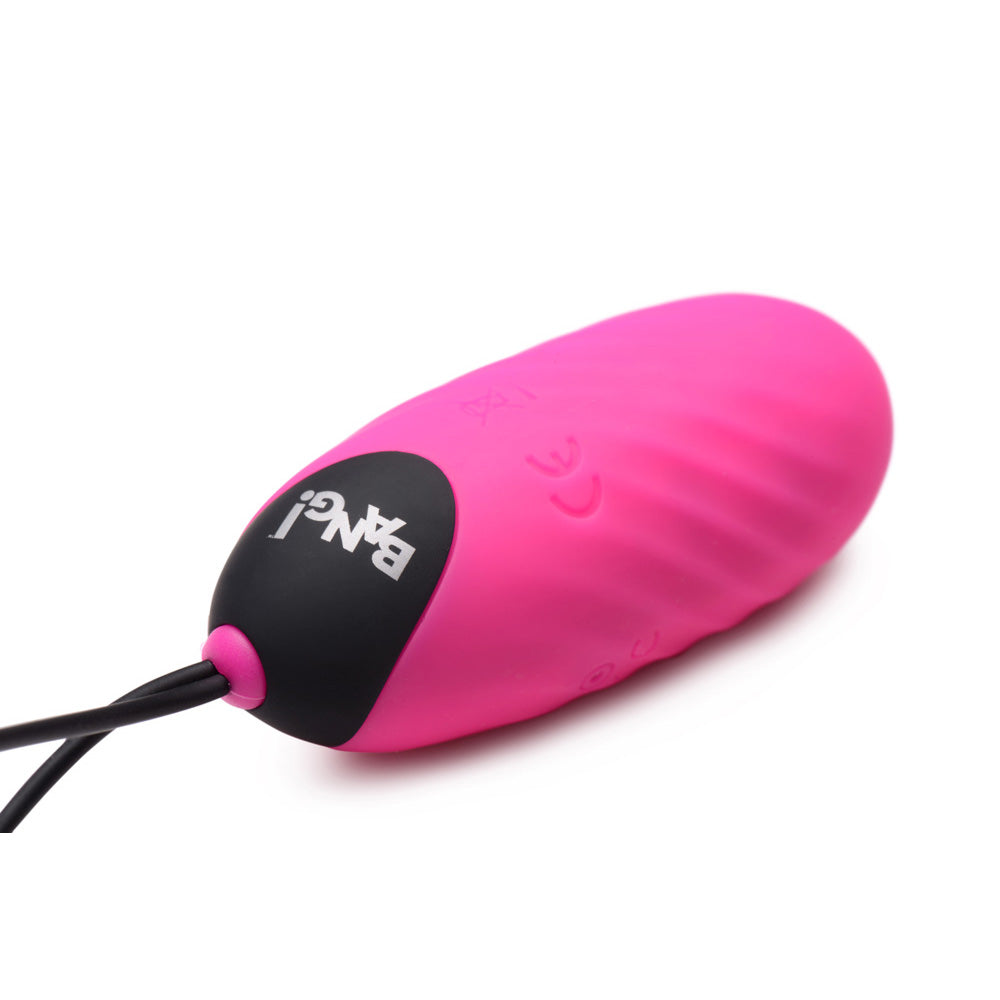 Bang! 28X Swirl Silicone Egg Pink | 848518047328 | Available at EroticWarehouse.com