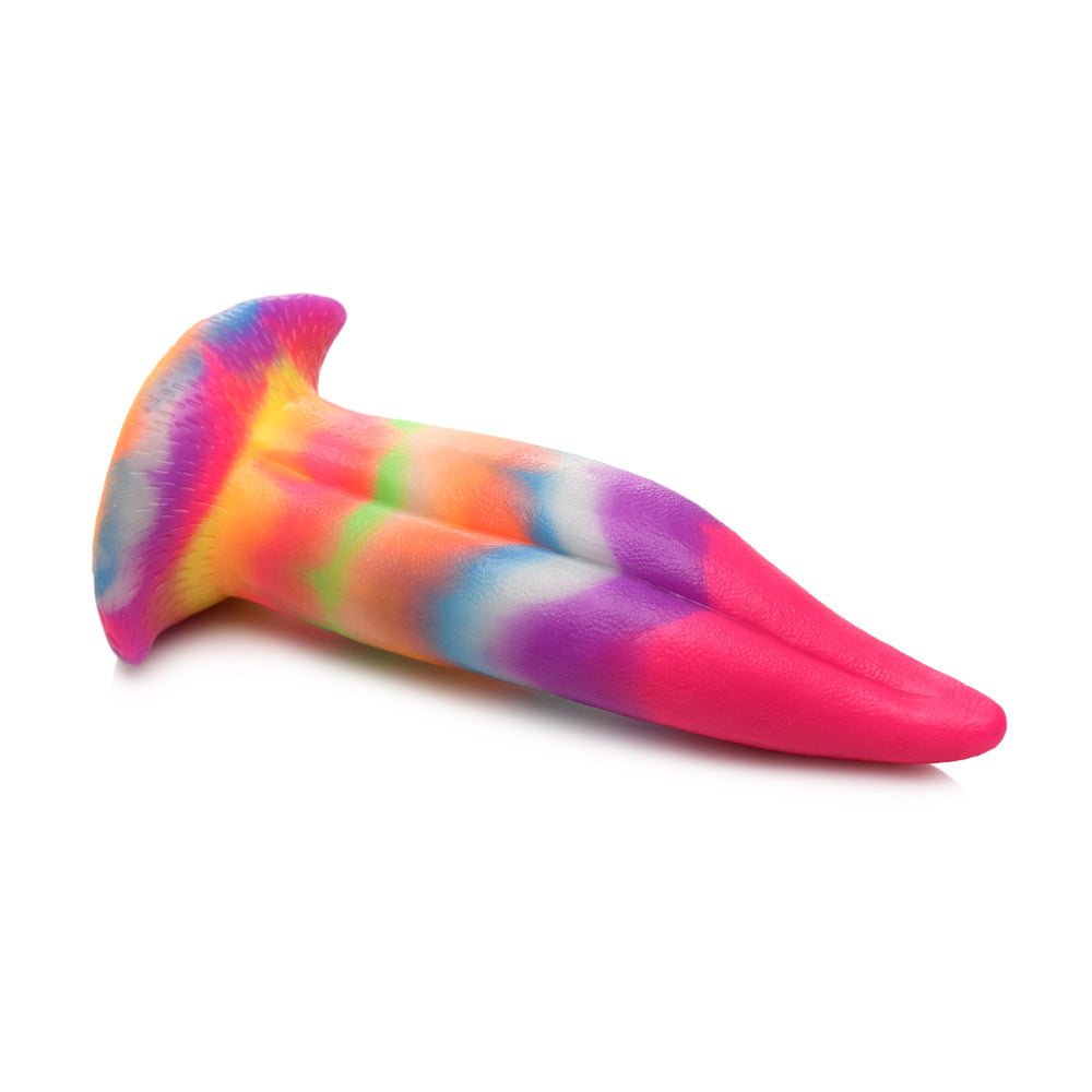 Creature Cocks Unicorn Tongue Glow-In-The-Dark Silicone Dildo | 848518049902 | Available at EroticWarehouse.com