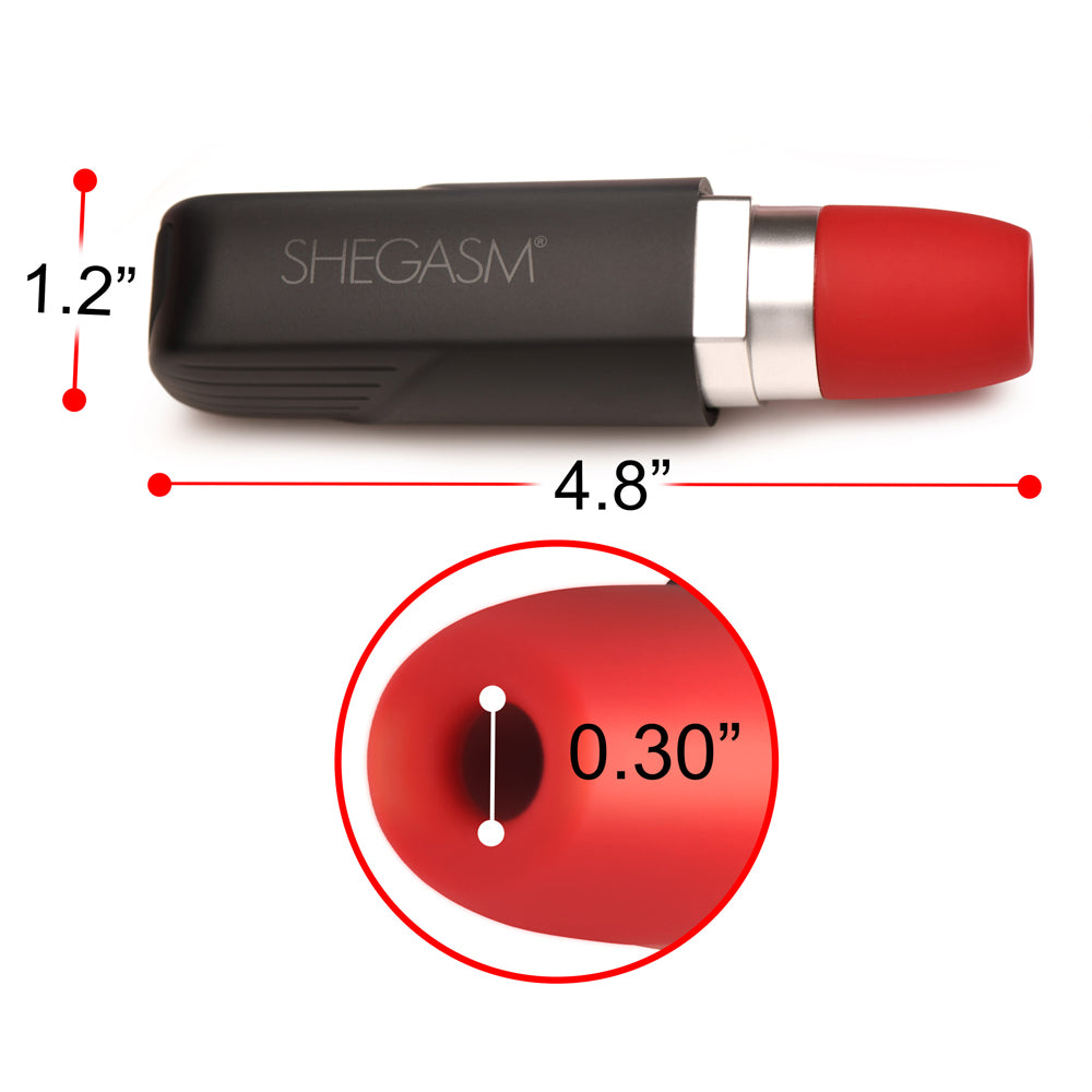 Shegasm Pocket Pucker 9X Silicone Lipstick Clit Stimulator | 848518051363 | Available at EroticWarehouse.com