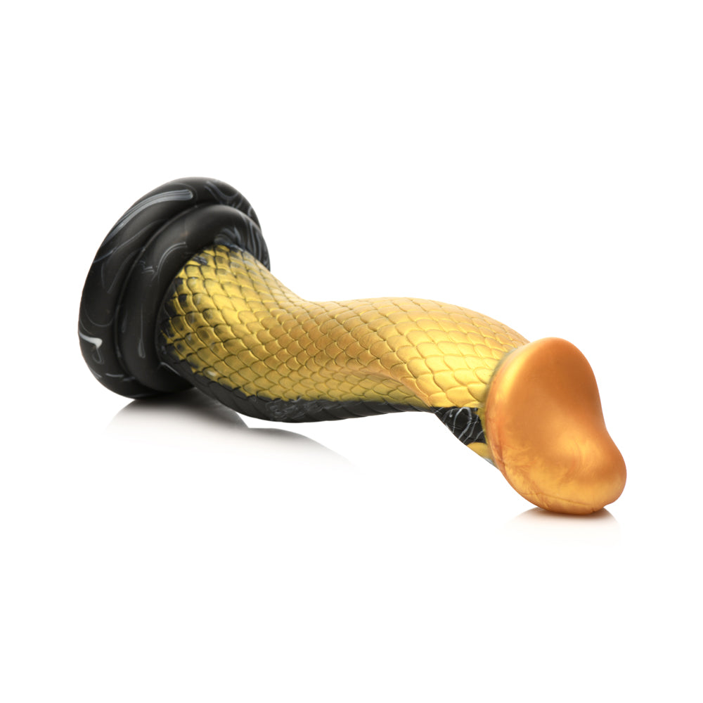Creature Cocks Golden Snake Silicone Dildo | 848518053220 | Available at EroticWarehouse.com