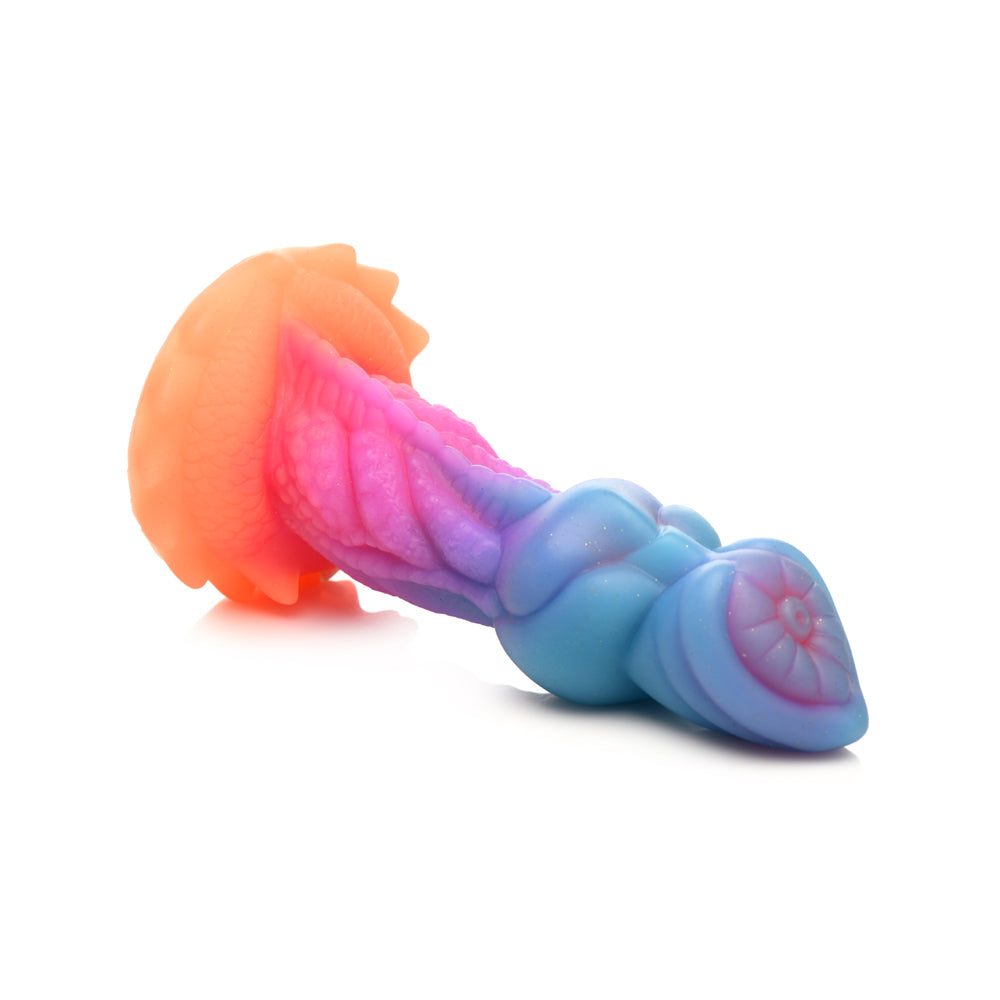 Creature Cocks Aqua-Cock Glow-In-The-Dark Silicone Dildo | 848518053251 | Available at EroticWarehouse.com