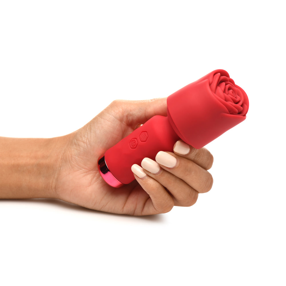 Bloomgasm Pleasure Rose-Petite Mini Silicone Rose Wand | 848518053886 | Available at EroticWarehouse.com
