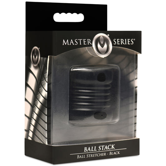 Master Series Ball Stack Ball Stretcher Black | 848518054920 | Available at EroticWarehouse.com