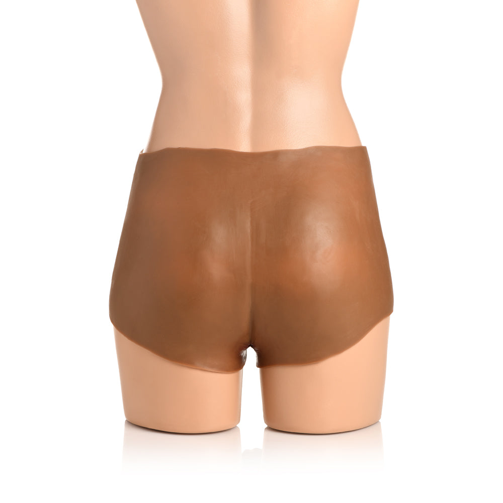 Master Series Hard On Briefs Silicone Penis Panties Dark Small | 848518055347 | Available at EroticWarehouse.com