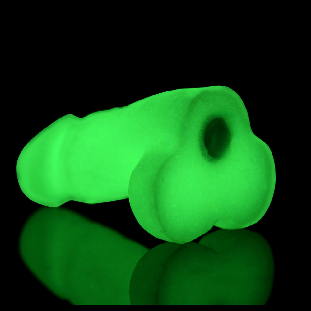 Big Ballers Glow-In-The-Dark Magnetic Snap-On Peckers 4 Pk | 848518055989 | Available at EroticWarehouse.com