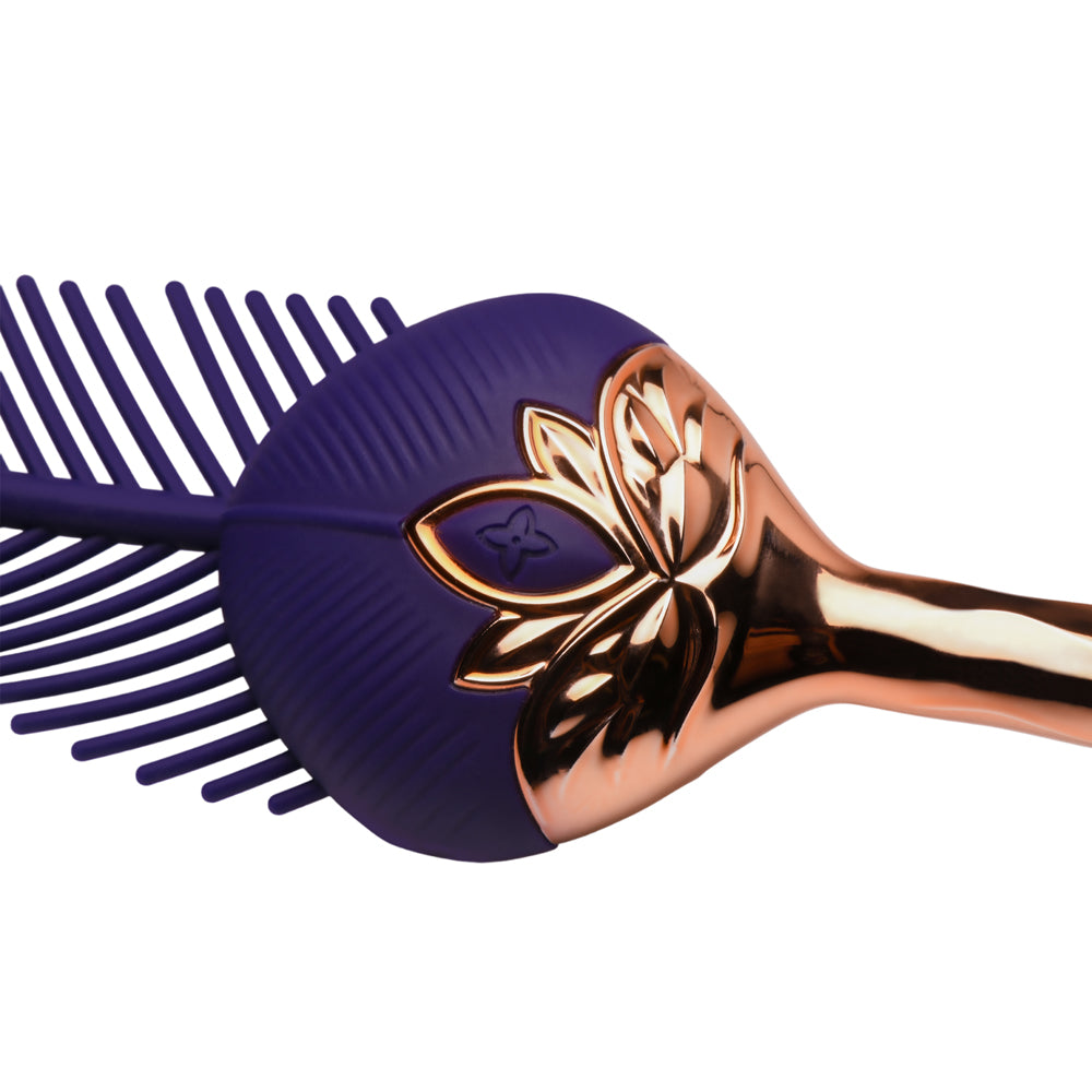 Master Series The Tickler Vibrating Silicone Feather Tickler | 848518058775 | Available at EroticWarehouse.com