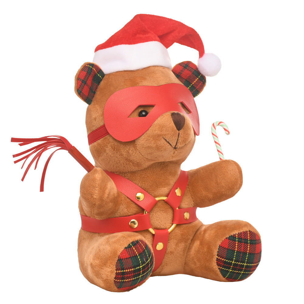 Master Series Holiday Bondage Bear Brown | 848518059024 | Available at EroticWarehouse.com