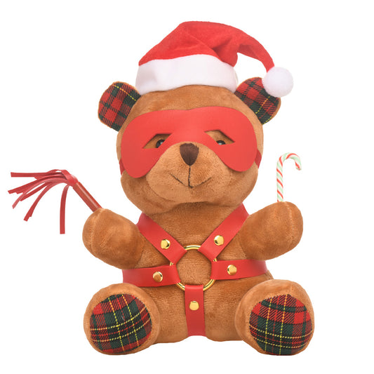 Master Series Holiday Bondage Bear Brown | 848518059024 | Available at EroticWarehouse.com