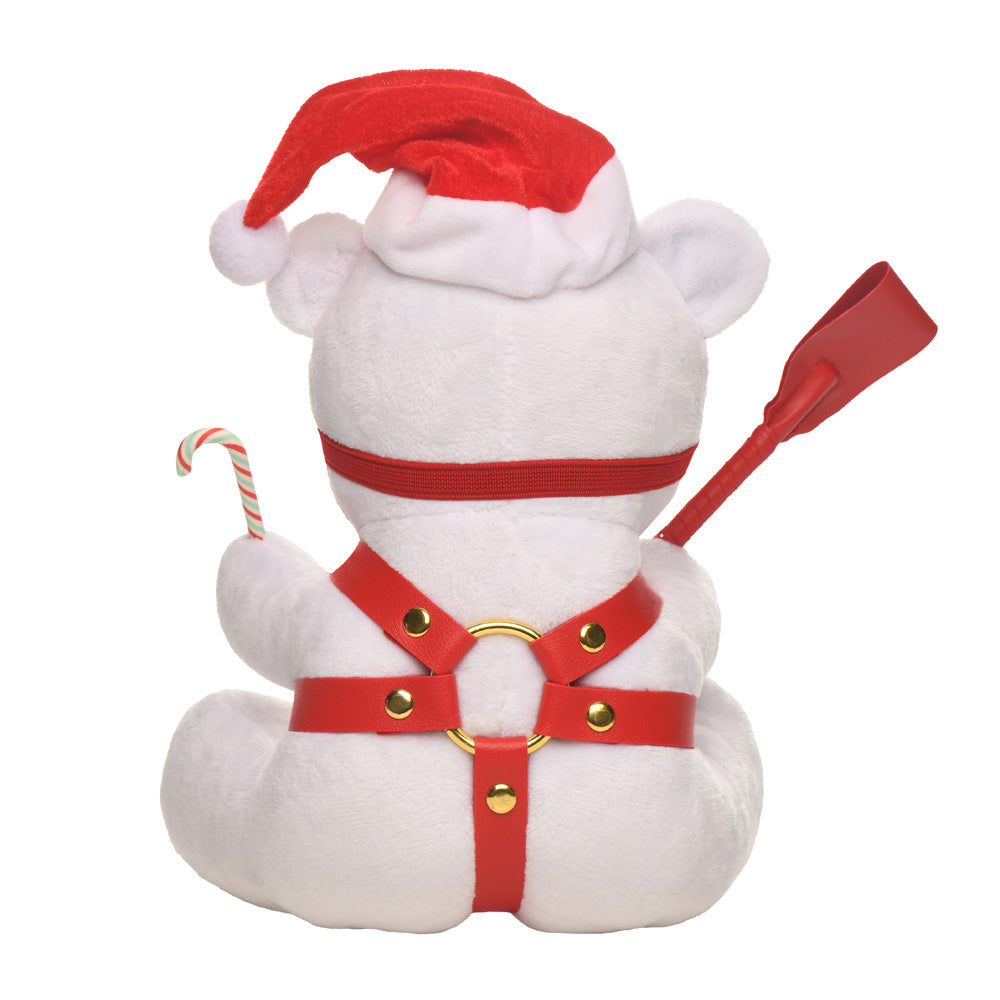 Master Series Holiday Bondage Bear White | 848518059031 | Available at EroticWarehouse.com