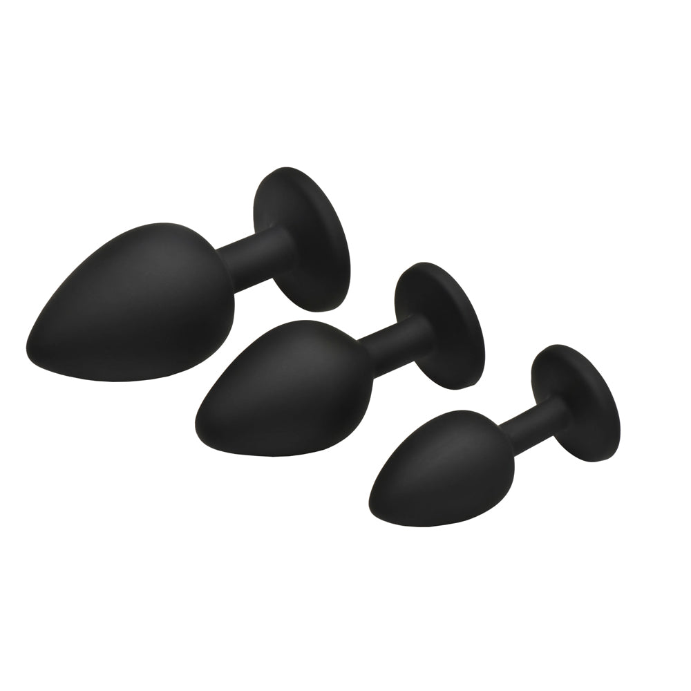 Creature Cocks Creature Green Eye Silicone Butt Plug Set | 848518059901 | Available at EroticWarehouse.com