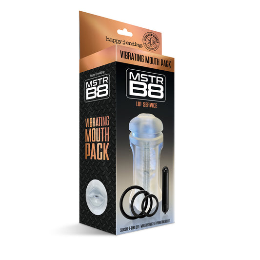 Happy :) Ending Mstr B8 Vibrating Oral Pack | 850010096629 | Available at EroticWarehouse.com