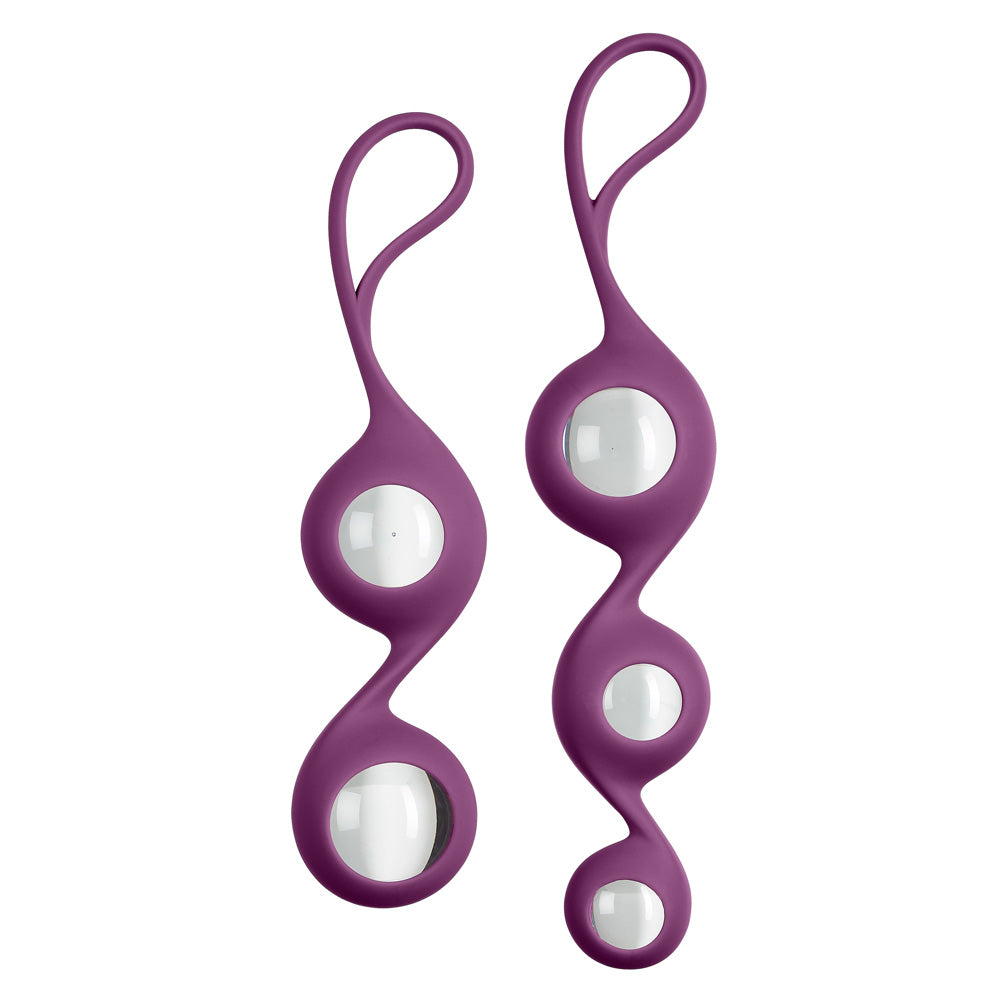 Cloud 9 Health & Wellness Borosilicate Training Set Plum | 850013016013 | Available at EroticWarehouse.com