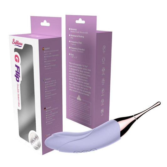 Sublime G Flip Double Sided Vibe Lilac | 850017269248 | Available at EroticWarehouse.com