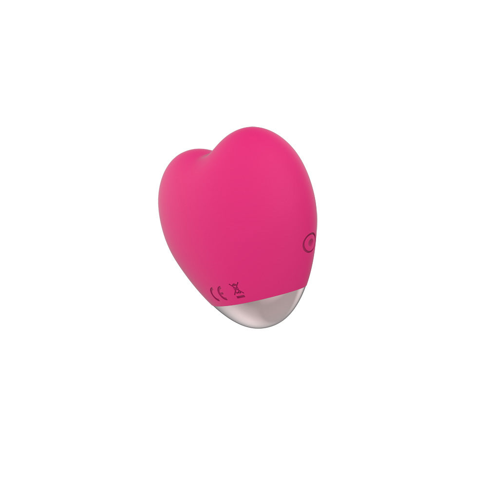 Sublime Wild At Heart Silicone External Heart Shaped Vibe Pink | 850017269323 | Available at EroticWarehouse.com