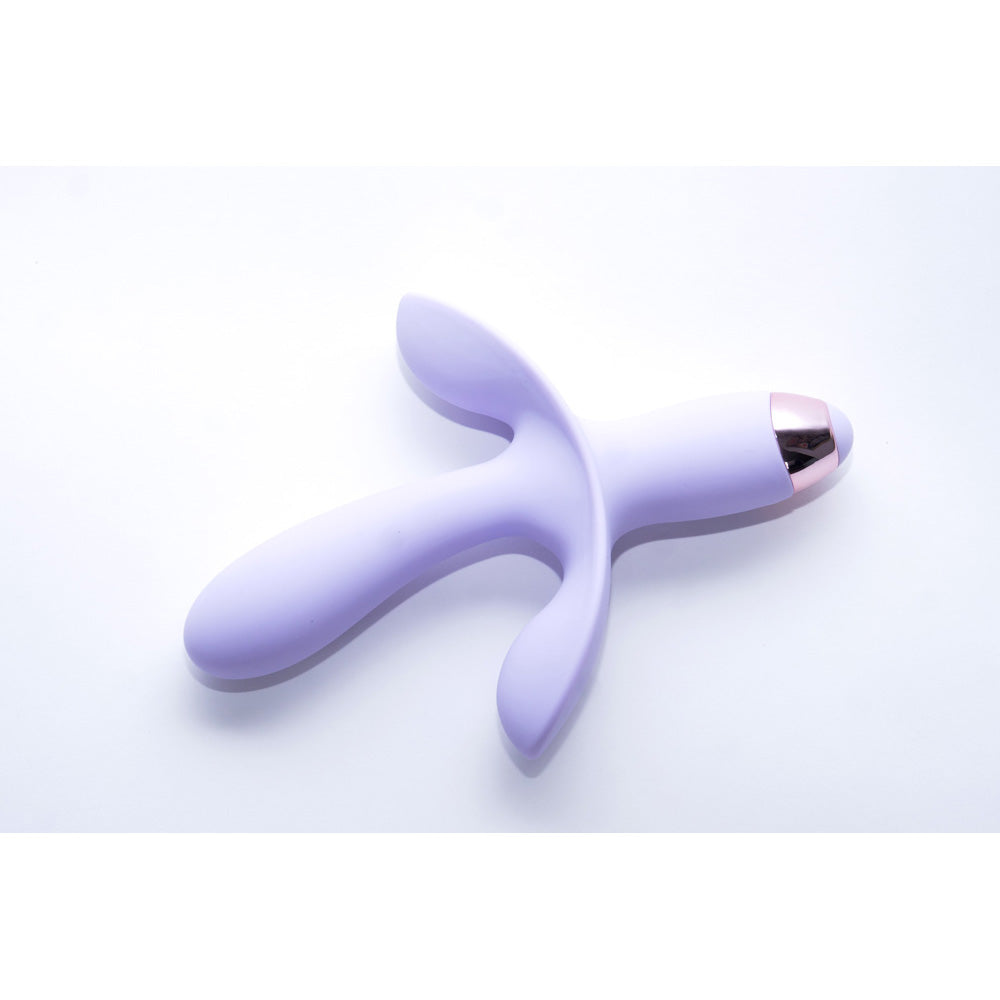 Sublime Wild Flower Triple Stim Vibe Lilac Purple | 850017269453 | Available at EroticWarehouse.com