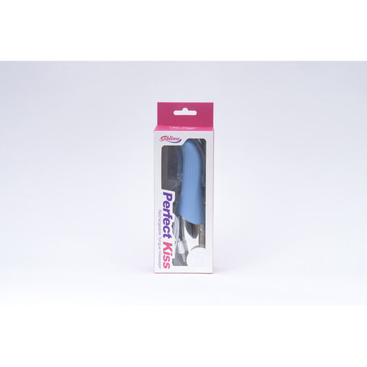 Sublime The Perfect Kiss Oscillating Heating Vibrator Blue | 850017269521 | Available at EroticWarehouse.com