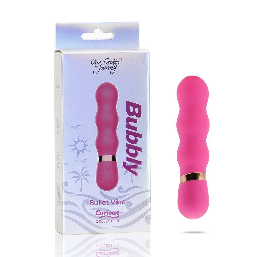 Curious Bubbly Bullet Vibe Pink | 850017269897 | Available at EroticWarehouse.com