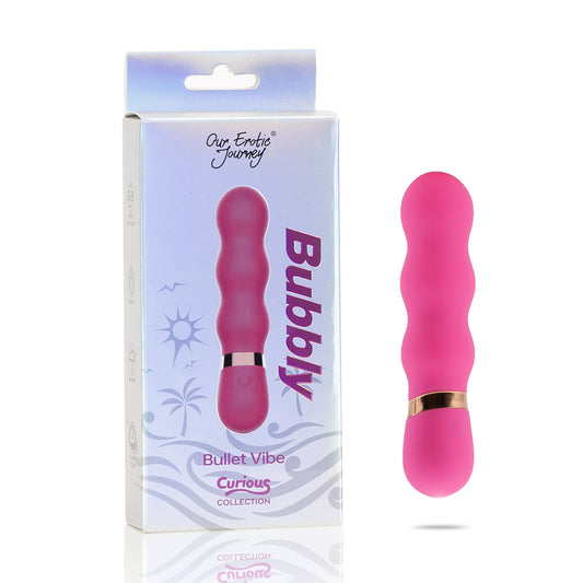 Curious Bubbly Bullet Vibe Pink | 850017269897 | Available at EroticWarehouse.com
