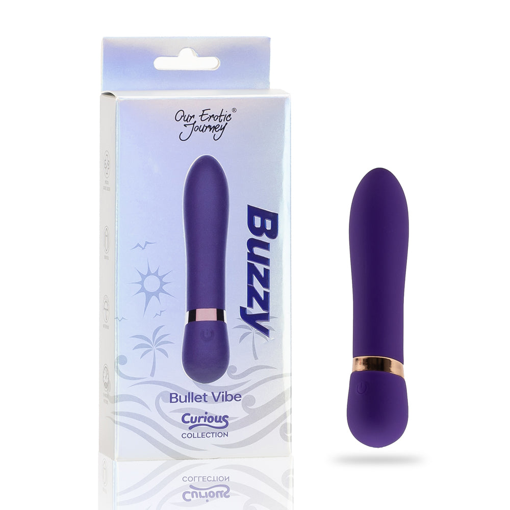 Curious Buzzy Bullet Vibe Purple | 850017269903 | Available at EroticWarehouse.com