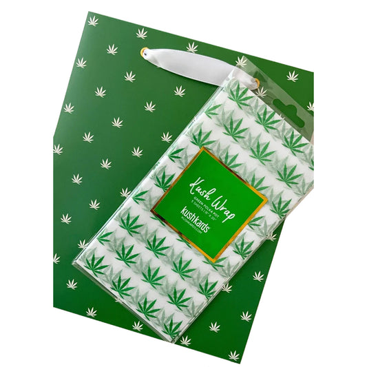 Green/White Gift Wrap Combo | 850041942025 | Available at EroticWarehouse.com