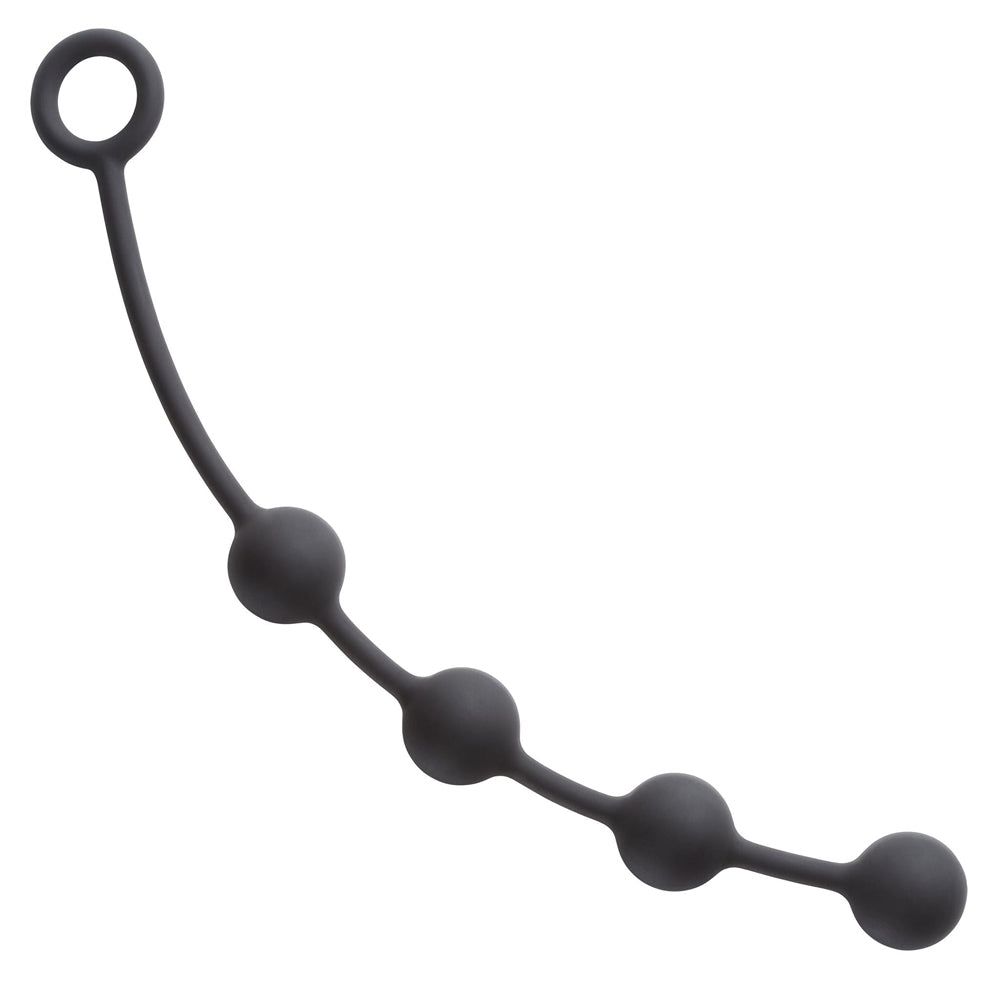 Cloud 9 Silicone Anal Bead Medium Black | 850047085047 | Available at EroticWarehouse.com