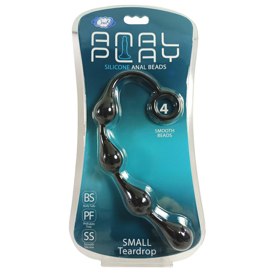 Cloud 9 Silicone Anal Teardrop Small Black | 850047085054 | Available at EroticWarehouse.com