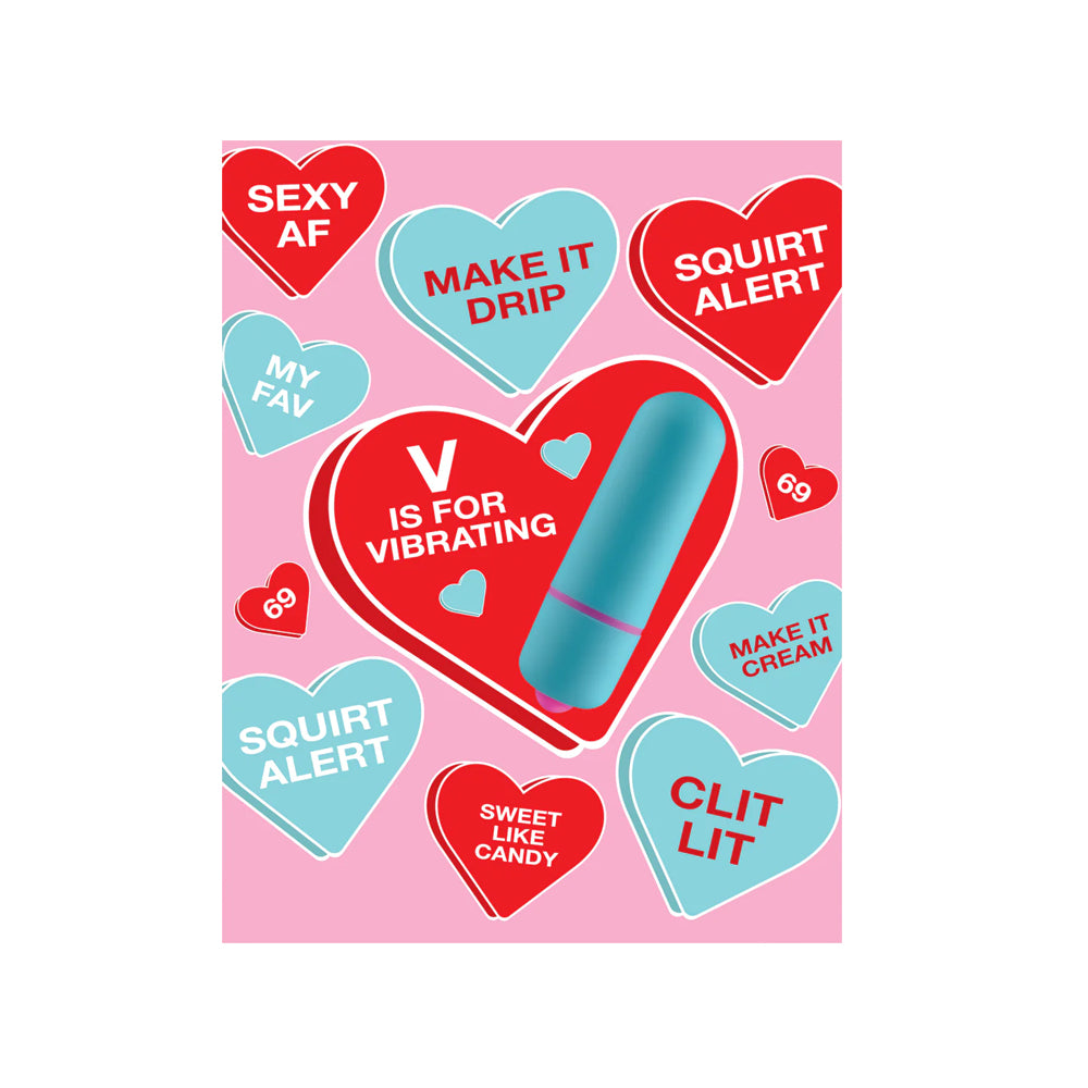 Vibe Hearts NaughtyVibes Greeting Card | 850054576927 | Available at EroticWarehouse.com