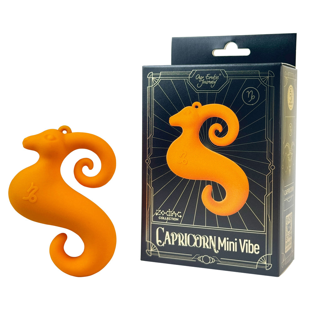 Zodiac Collection Capricorn Mini Vibe Orange | 850068969098 | Available at EroticWarehouse.com