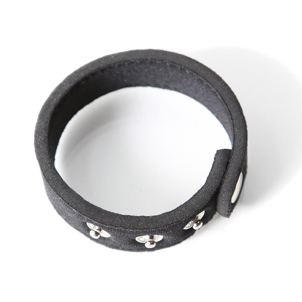 Neoprene Snap Cockrings - Black | 852184004332 | Available at EroticWarehouse.com