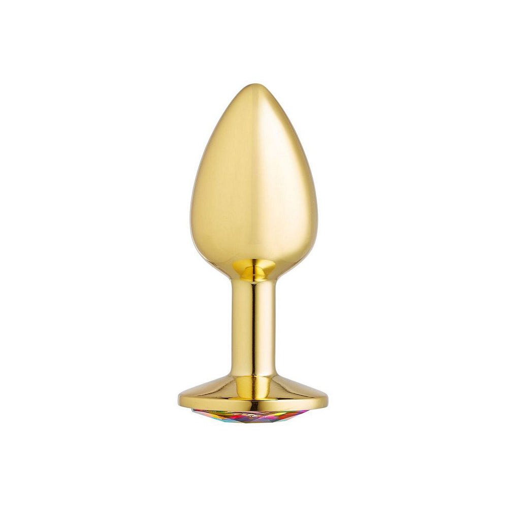 Cloud 9 Gems Gold Anal Plug Medium | 853545008174 | Available at EroticWarehouse.com