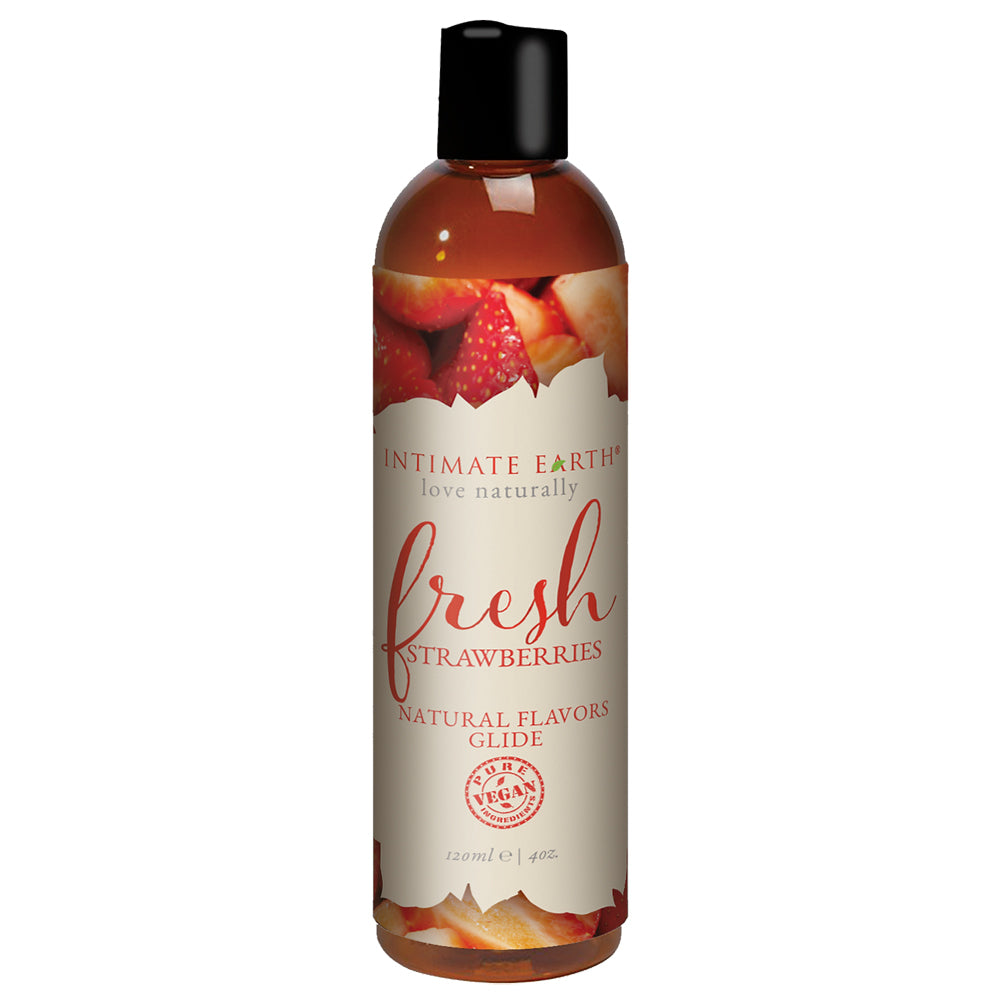 Fresh Strawberries Flavored Lube 120 ml. | 854397006264 | Available at EroticWarehouse.com