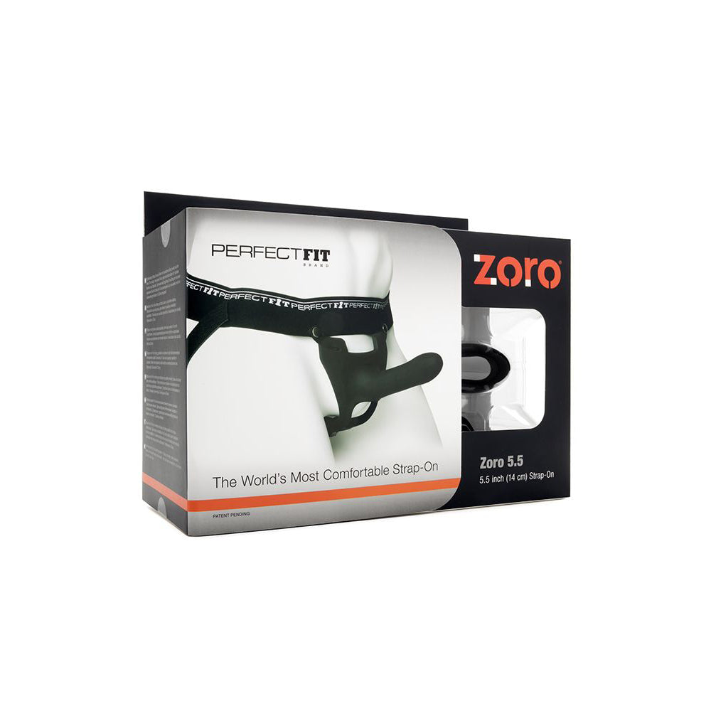 Zoro 5.5" Strap-On Black | 854854005694 | Available at EroticWarehouse.com